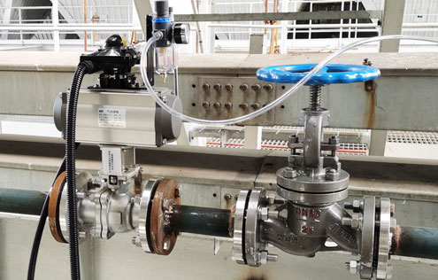 氣動切斷球閥-電廠煙氣噴氨優(yōu)化項(xiàng)目